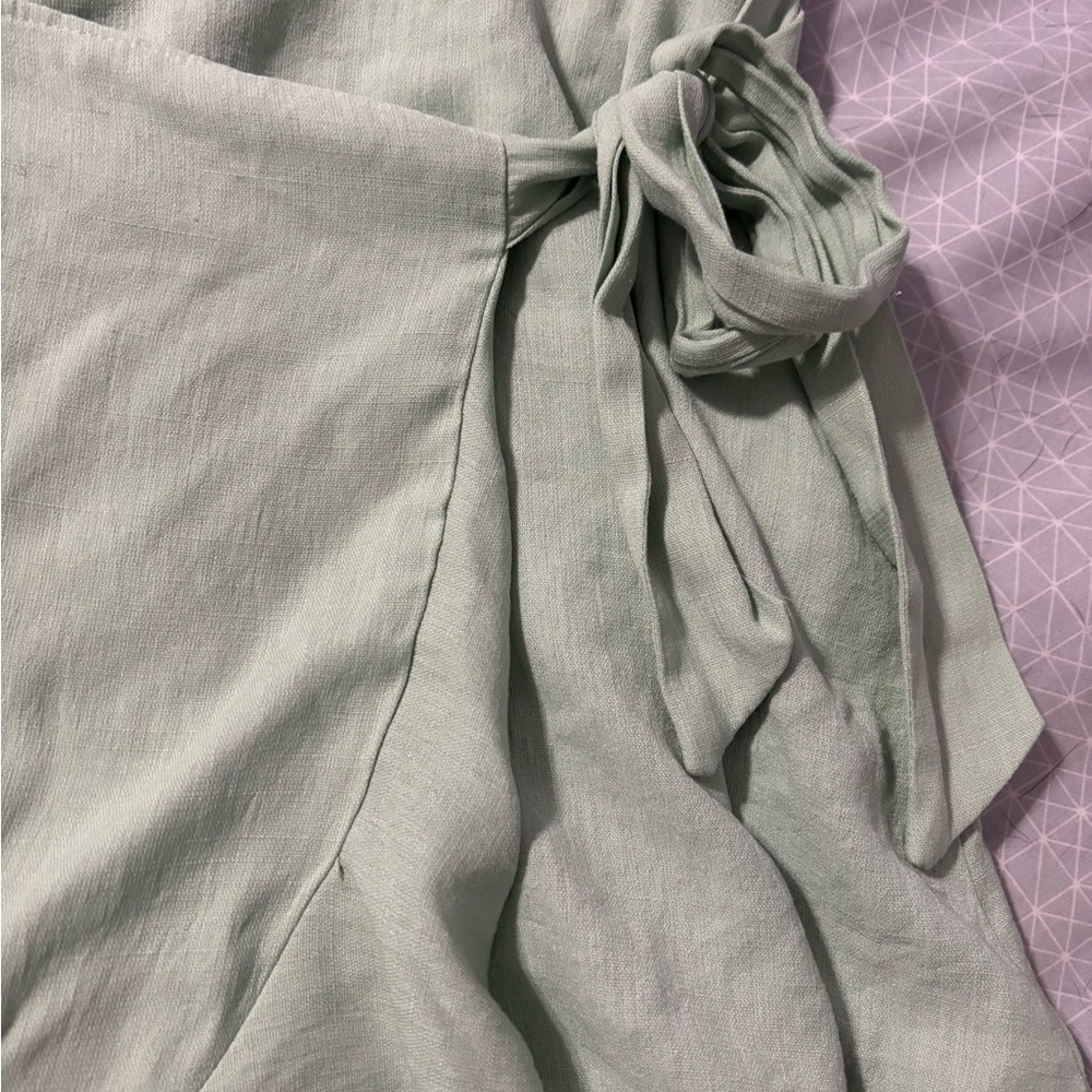 Trixxi Mint Green Wrap Dress - Picture 10 of 10